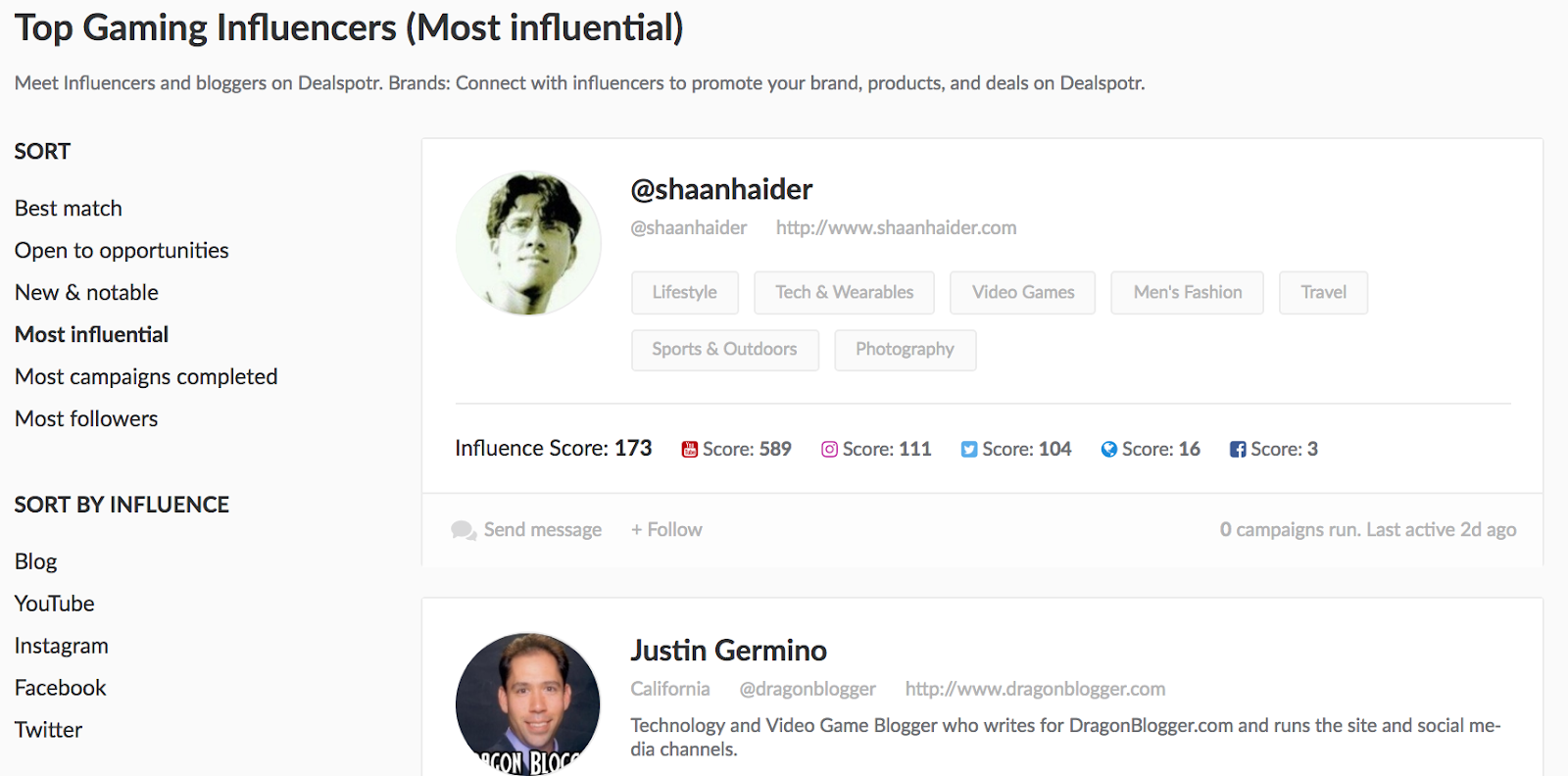 influencer marketing for gaming brands campaign ideas where to find gaming influencers